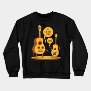 Uke I Am Your Father Ukulele Guitar Crewneck Sweatshirt